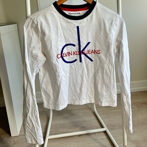 Calvin Klein White Long Sleeve Shirt